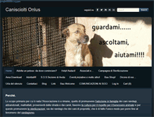 Tablet Screenshot of icanisciolti.com